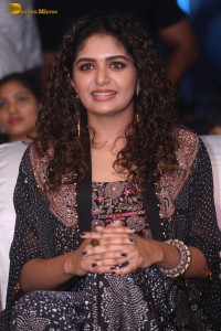 Actress aditi shankar pretty and smiling as she attends a movie function