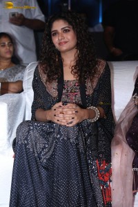Actress aditi shankar pretty and smiling as she attends a movie function