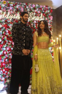 Adnaan Shaikh and Ayesha’s wedding reception attended by Akanksha Puri, Jannat Zubair, Shivani Kumari, and others