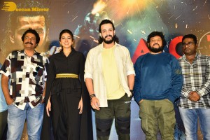 Telugu Movie Agent Teaser Launch event attended by Akhil Akkineni and Sakshi Vaidya