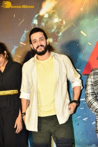 Telugu Movie Agent Teaser Launch event attended by Akhil Akkineni and Sakshi Vaidya