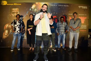Telugu Movie Agent Teaser Launch event attended by Akhil Akkineni and Sakshi Vaidya
