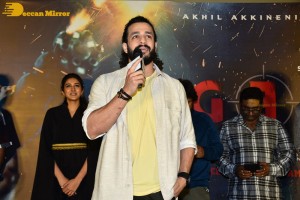 Telugu Movie Agent Teaser Launch event attended by Akhil Akkineni and Sakshi Vaidya