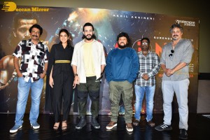 Telugu Movie Agent Teaser Launch event attended by Akhil Akkineni and Sakshi Vaidya