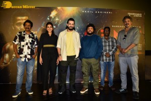 Telugu Movie Agent Teaser Launch event attended by Akhil Akkineni and Sakshi Vaidya