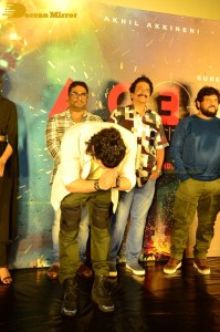 Telugu Movie Agent Teaser Launch event attended by Akhil Akkineni and Sakshi Vaidya