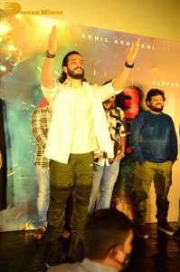 Telugu Movie Agent Teaser Launch event attended by Akhil Akkineni and Sakshi Vaidya