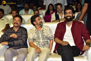 Ahimsa Pre-Release attended by Abhiram Daggubati, Geethika Tiwary, Suresh Babu, Rana Daggubati and Teja