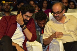 Ahimsa Pre-Release attended by Abhiram Daggubati, Geethika Tiwary, Suresh Babu, Rana Daggubati and Teja