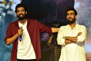 Ahimsa Pre-Release attended by Abhiram Daggubati, Geethika Tiwary, Suresh Babu, Rana Daggubati and Teja