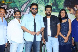 Ahimsa Press Meet attended by Abhiram Daggubati, Geethika Tiwary, Teja, and Venkatesh Daggubati