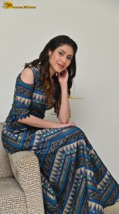 Indian Actress Aishwarya Raj Bhakuni photoshoot in a blue salwar dress