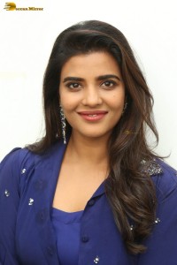 telugu actress aishwarya rajesh photoshoot in a blue dress