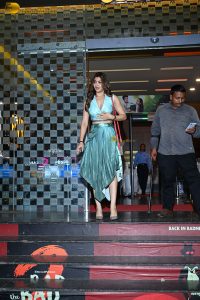 actress Akanksha Puri gorgeous in a blue green dress