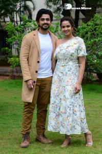 Pictures from Aakasa Veedhullo Trailer Release Event