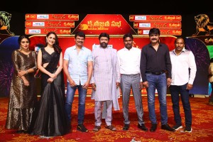 Akhanda Thanks meet titled Kruthagnatha Sabha attended by Nandamuri Balakrishna, Pragya Jaiswal, Poorna, Srikanth, Boyapati Srinu and Ravinder Reddy