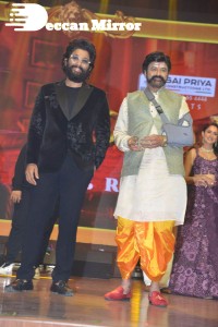 Akhanda movie pre-release function attended by Balakrishna, Allu Arjun, SS Rajamouli, Boyapati Srinu, Srikanth, Pragya Jaiswal and others