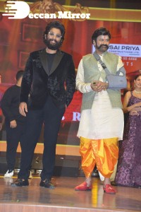 Akhanda movie pre-release function attended by Balakrishna, Allu Arjun, SS Rajamouli, Boyapati Srinu, Srikanth, Pragya Jaiswal and others