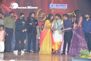 Akhanda movie pre-release function attended by Balakrishna, Allu Arjun, SS Rajamouli, Boyapati Srinu, Srikanth, Pragya Jaiswal and others