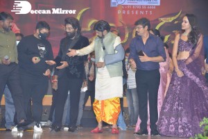 Akhanda movie pre-release function attended by Balakrishna, Allu Arjun, SS Rajamouli, Boyapati Srinu, Srikanth, Pragya Jaiswal and others