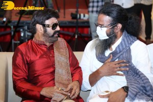 ‘Akhanda' Thanks Meet held on January 12, 2022 - attended by Nandamuri Balakrishna, Boyapati Srinu, Miryala Ravinder and others.