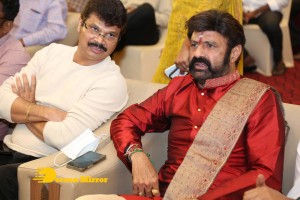 ‘Akhanda' Thanks Meet held on January 12, 2022 - attended by Nandamuri Balakrishna, Boyapati Srinu, Miryala Ravinder and others.