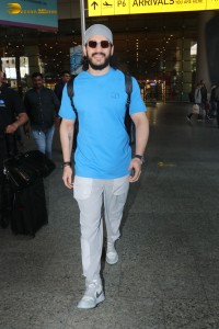 actor akhil akkineni spotted at mumbai airport on feb 4, 2023