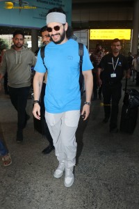 actor akhil akkineni spotted at mumbai airport on feb 4, 2023