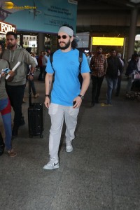 actor akhil akkineni spotted at mumbai airport on feb 4, 2023