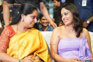 Akshara movie Pre Release Event attended by cast Nanditha Swetha and Guest TRS leader Kavitha