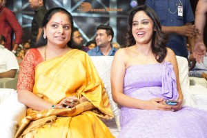 Akshara movie Pre Release Event attended by cast Nanditha Swetha and Guest TRS leader Kavitha