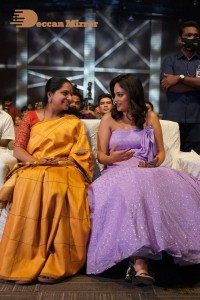 Akshara movie Pre Release Event attended by cast Nanditha Swetha and Guest TRS leader Kavitha