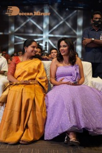 Akshara movie Pre Release Event attended by cast Nanditha Swetha and Guest TRS leader Kavitha