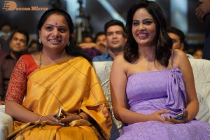 Akshara movie Pre Release Event attended by cast Nanditha Swetha and Guest TRS leader Kavitha