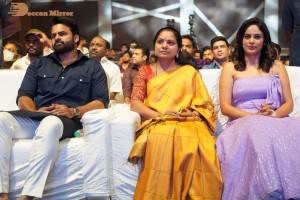 Akshara movie Pre Release Event attended by cast Nanditha Swetha and Guest TRS leader Kavitha