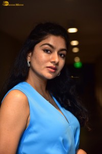 actress Akshatha Srinivas photoshoot in a blue dress