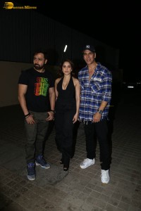 selfiee special screening attended by akshay kumar and emraan hashmi