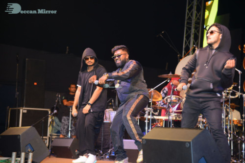 Pictures from Ala Vaikunthapuram lo Cinema Function Events, attended by Pooja Hegde and Allu Arjun 