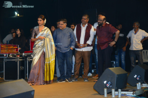 Pictures from Ala Vaikunthapuram lo Cinema Function Events, attended by Pooja Hegde and Allu Arjun 