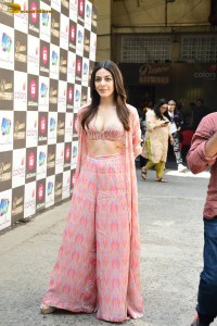 actress alaya f pretty in a pink dress