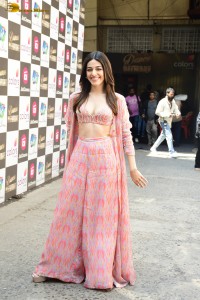 actress alaya f pretty in a pink dress