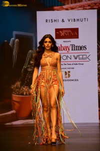 Bollywood actress Alaya F stunning looks while doing ramp walk at a fashion show