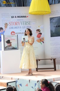 actress Alia Bhatt in a yellow summer gown at a function