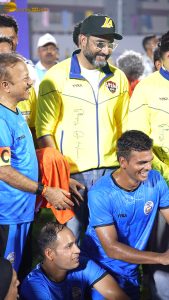 All Stars Football Club event attended by Ranbir Kapoor, Mouni Roy, Dino Morea, and Kartik Aaryan