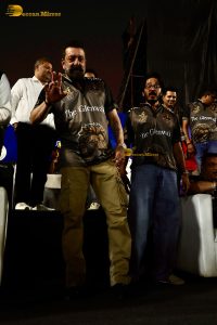 Bollywood stars Sanjay Dutt, Ruhi Singh, and Shilpa Shetty attend the opening of ASTCL