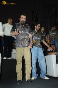 Bollywood stars Sanjay Dutt, Ruhi Singh, and Shilpa Shetty attend the opening of ASTCL