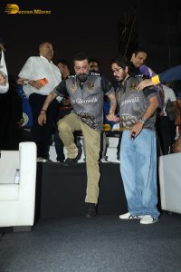 Bollywood stars Sanjay Dutt, Ruhi Singh, and Shilpa Shetty attend the opening of ASTCL
