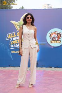 Bollywood stars Sanjay Dutt, Ruhi Singh, and Shilpa Shetty attend the opening of ASTCL