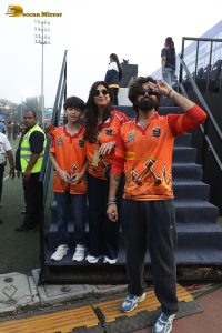 Bollywood stars Sanjay Dutt, Ruhi Singh, and Shilpa Shetty attend the opening of ASTCL