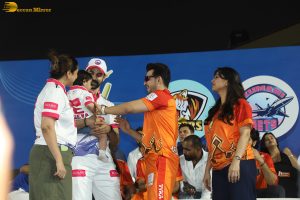 Bollywood stars Sanjay Dutt, Ruhi Singh, and Shilpa Shetty attend the opening of ASTCL